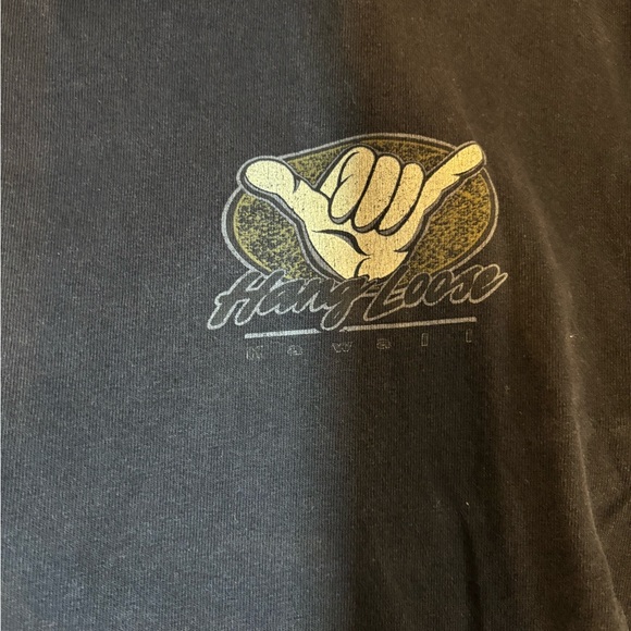 Vintage Hang Loose Hawaii Shirt Men's Large Distressed Flaws - Picture 2 of 4